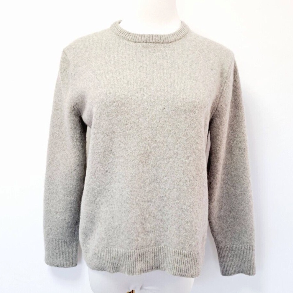 Patagonia Recycled Cashmere Crewneck Sweater - Light Grey - S